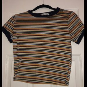 Striped crop top